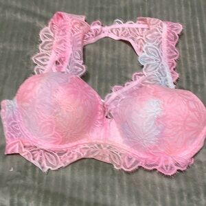 NWOT PINK bralette Large